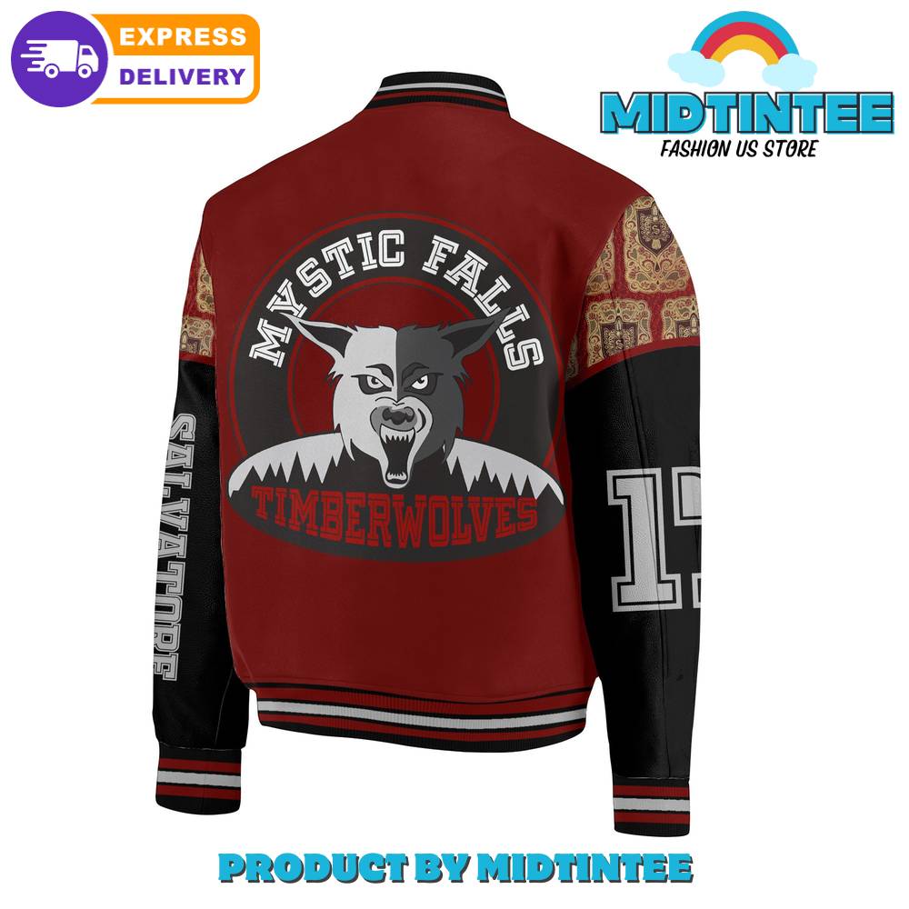 Mystic Falls Timberwolves Customized Baseball Jacket 30Uf092359 – Utopia Fashion