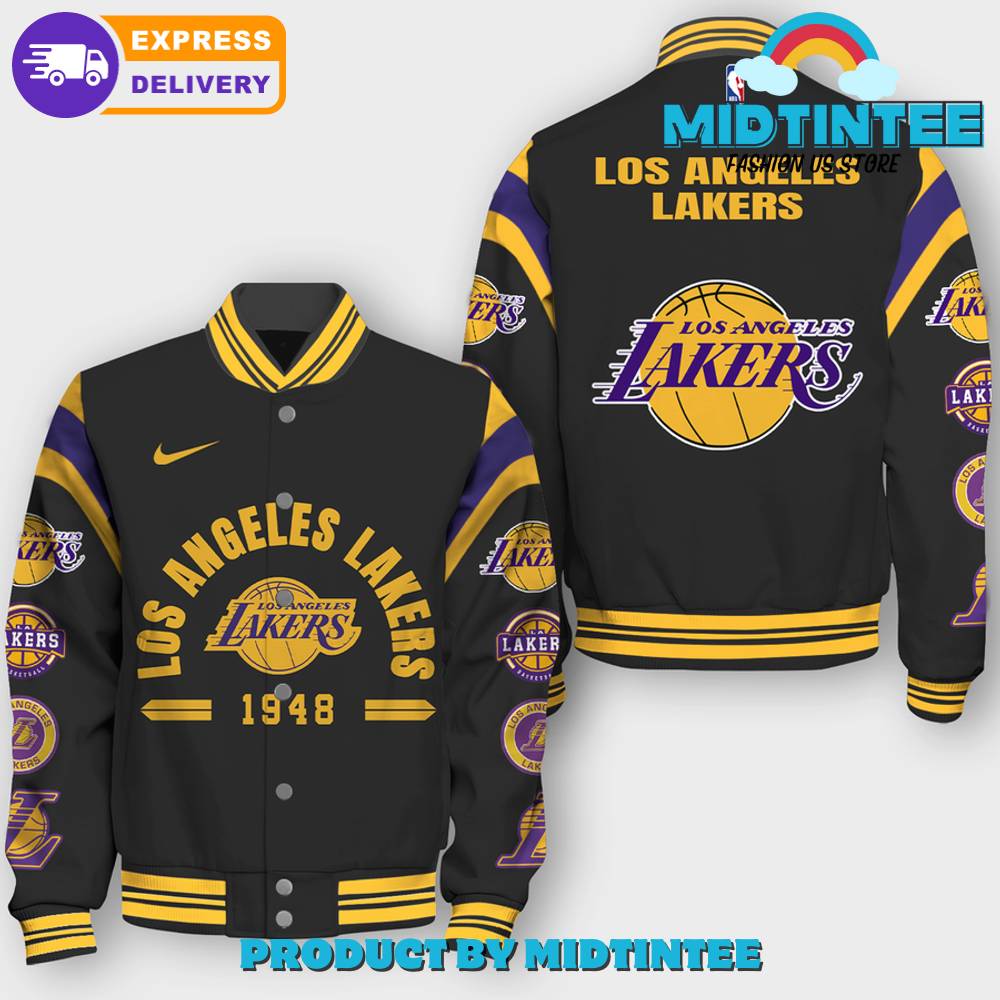 Nba Los Angeles Lakers Nike Classic Black Baseball Jacket 30Uf092366 – Utopia Fashion