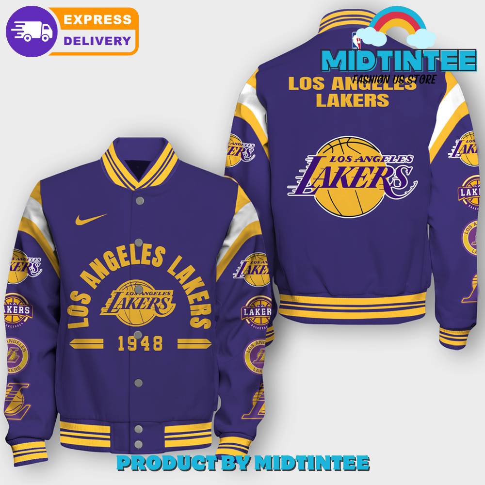 Nba Los Angeles Lakers Nike Classic Purple Baseball Jacket 30Uf092367 – Utopia Fashion