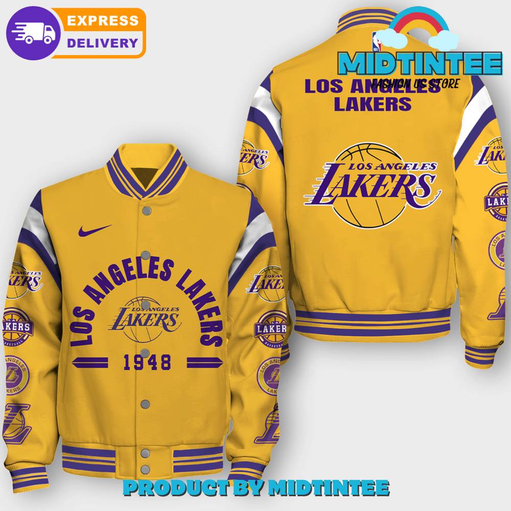 Nba Los Angeles Lakers Nike Classic Yellow Baseball Jacket 30Uf092368 – Utopia Fashion