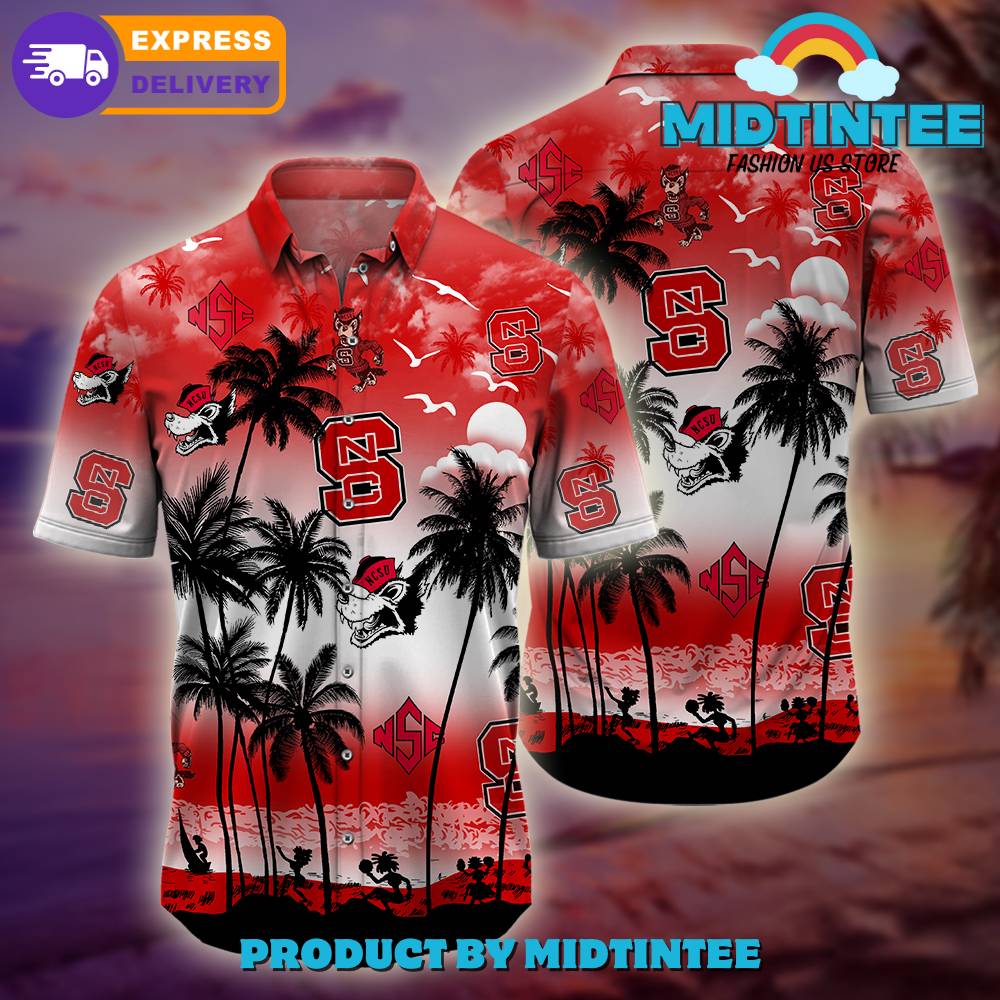 Nc State Wolfpack Logo Combo Hawaiian Shirt, Shorts 30Uf093057 – Utopia Fashion