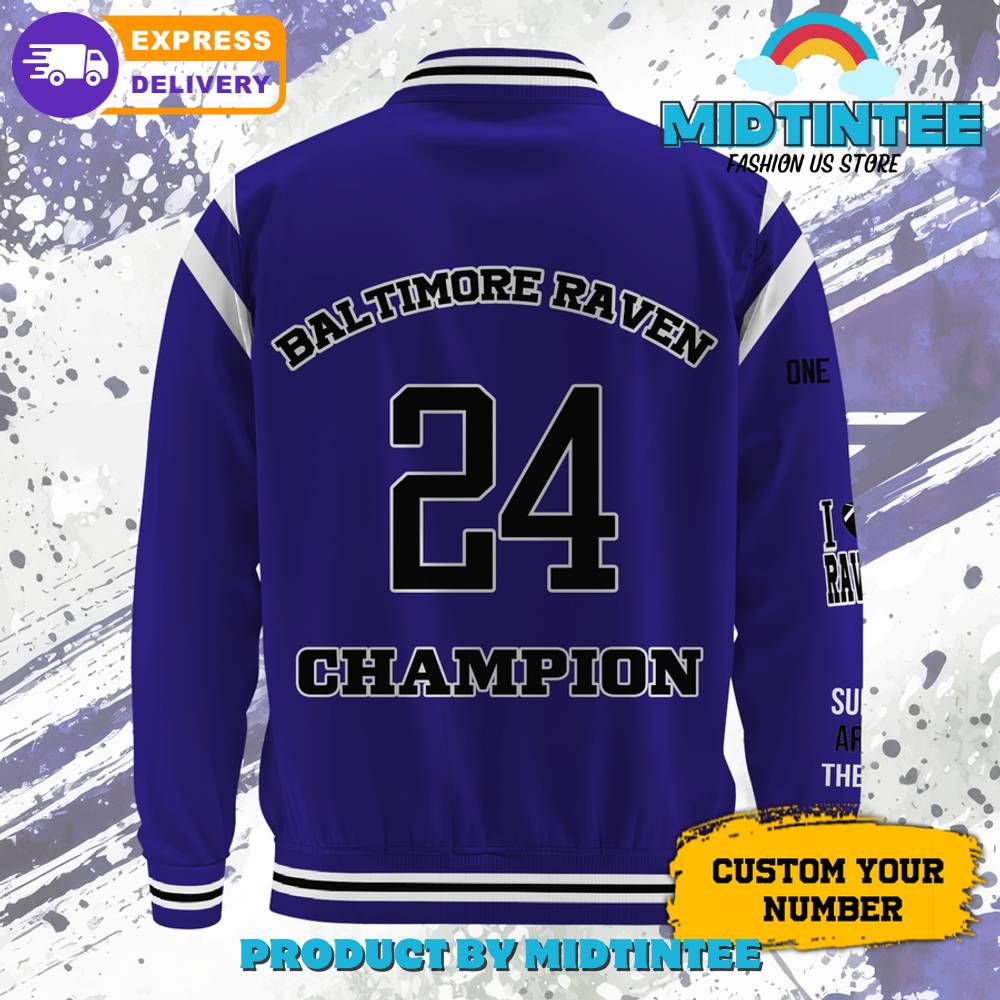 Nfl Baltimore Ravens Champion Baseball Jacket 30Uf092401 – Utopia Fashion