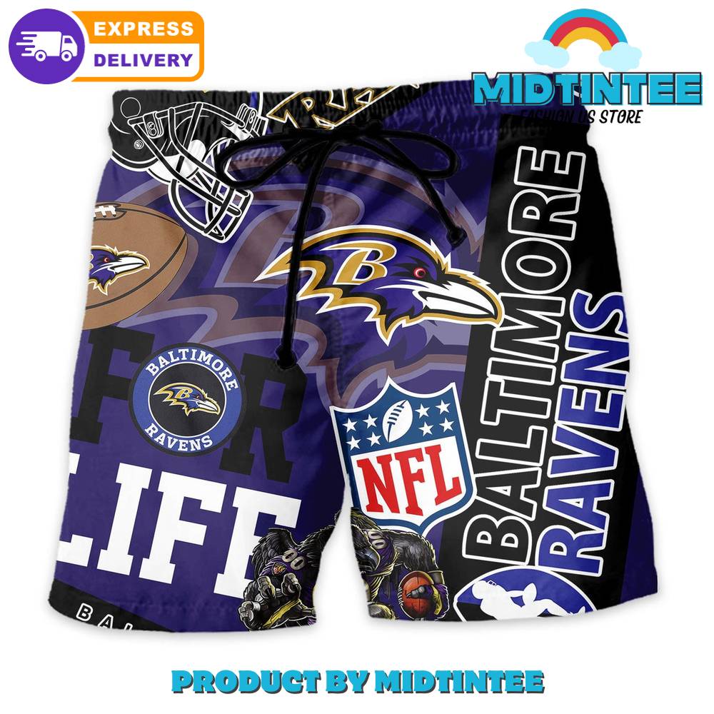 Nfl Baltimore Ravens Combo Hawaiian Shirt And Short 30Uf093095 – Utopia Fashion