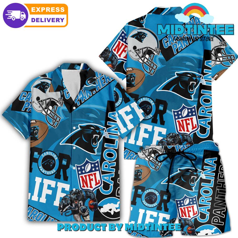 Nfl Carolina Panthers Combo Hawaiian Shirt And Short 30Uf093099 – Utopia Fashion