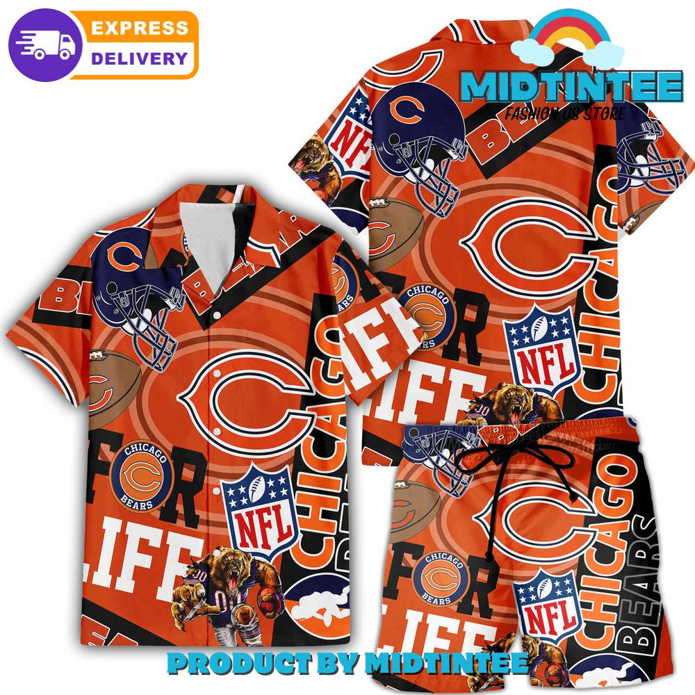 Nfl Chicago Bears Combo Hawaiian Shirt And Short 30Uf093101 – Utopia Fashion