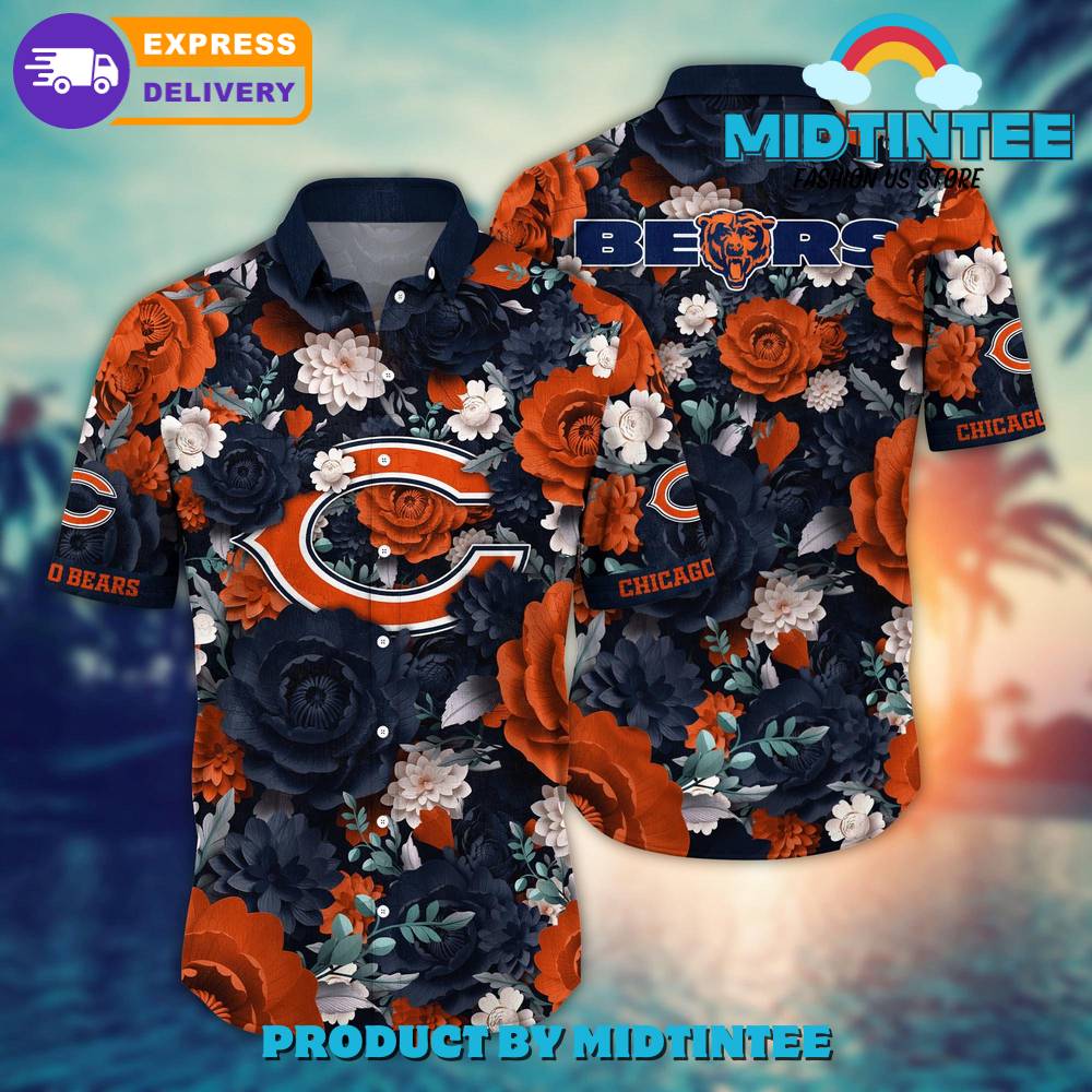 Nfl Chicago Bears Flower Summer Hawaiian Shirt 30Uf093102 – Utopia Fashion