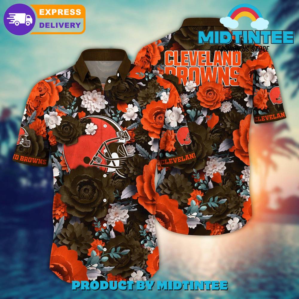 Nfl Cleveland Browns Flower Summer Hawaiian Shirt 30Uf093106 – Utopia Fashion