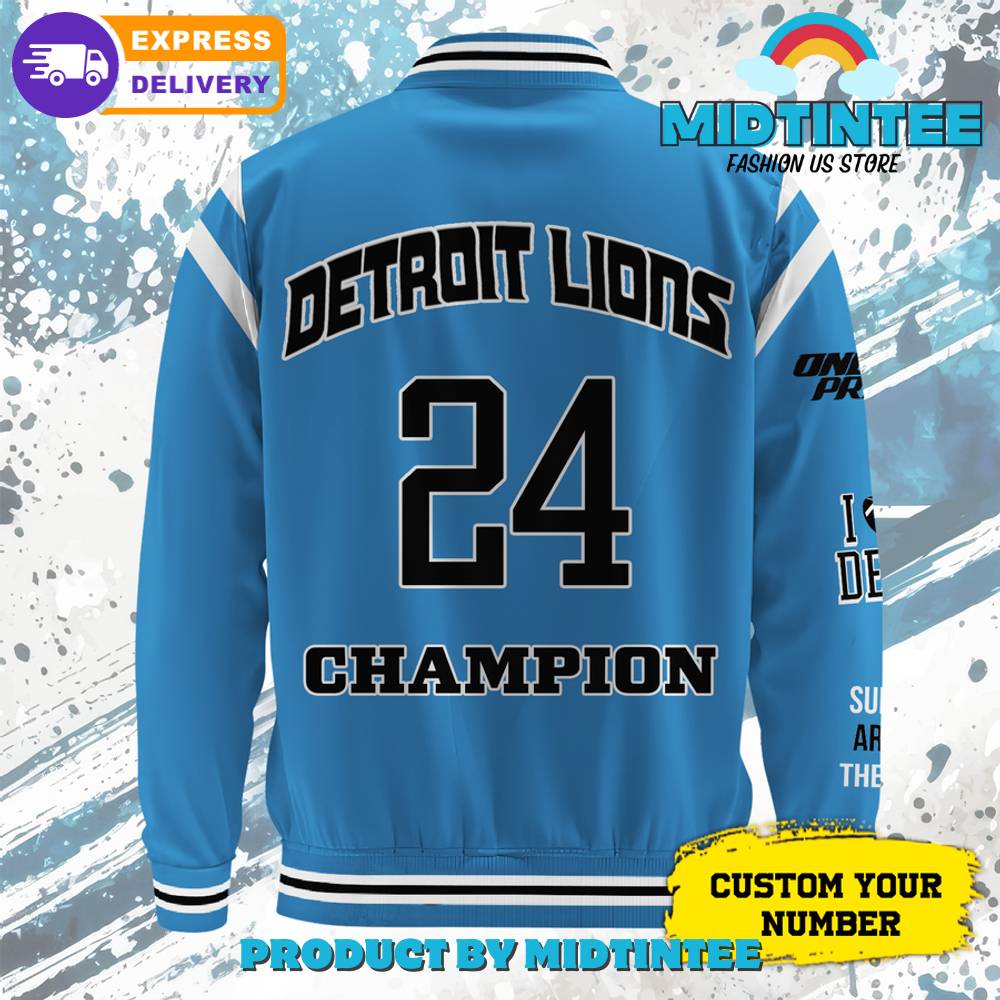 Nfl Detroit Lions Champion Baseball Jacket 30Uf092403 – Utopia Fashion