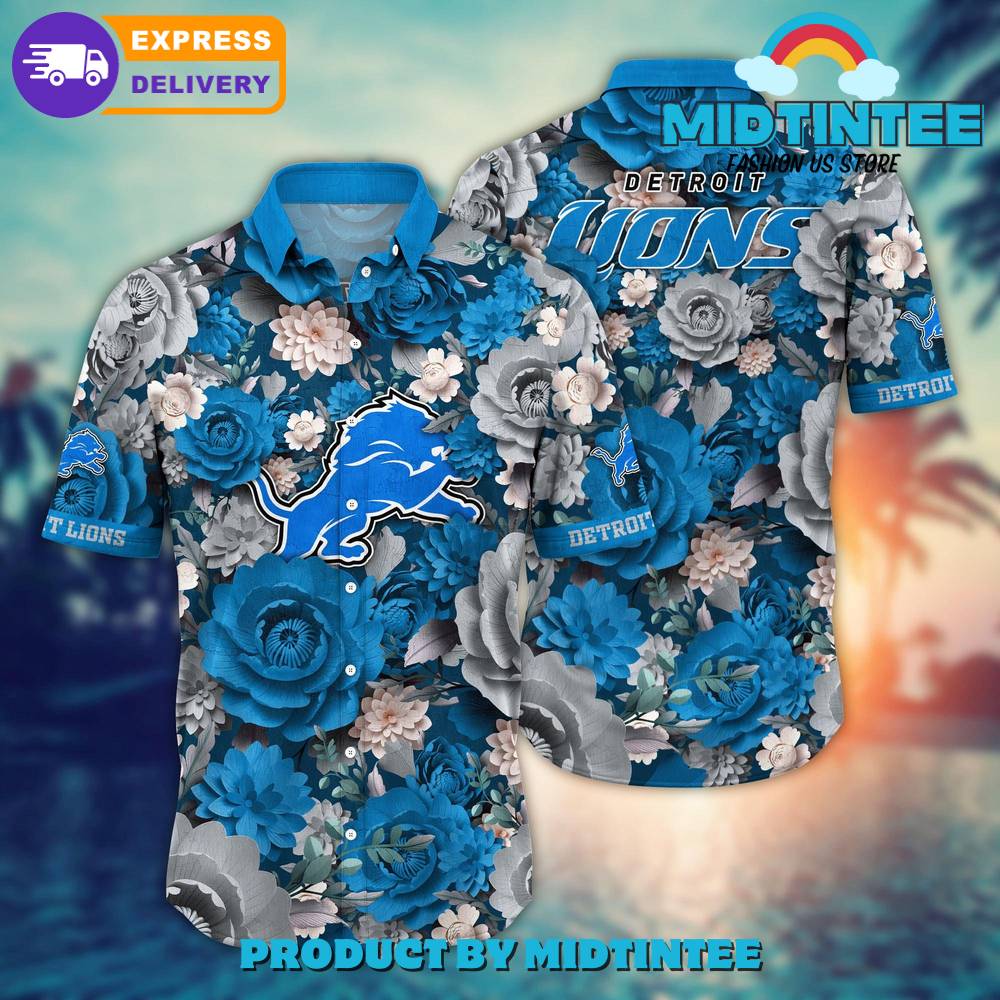 Nfl Detroit Lions Flower Summer Hawaiian Shirt 30Uf093112 – Utopia Fashion