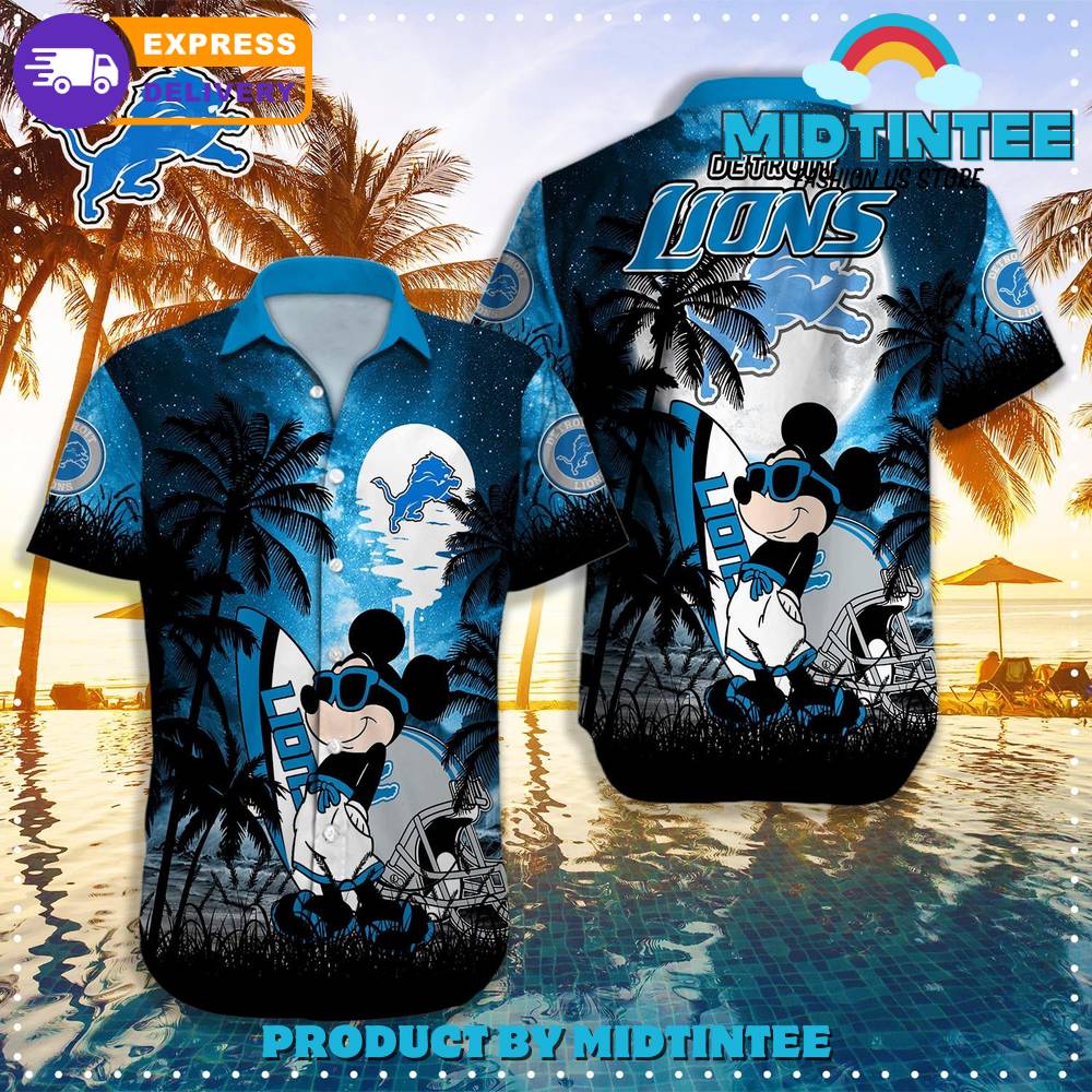 Nfl Detroit Lions Mickey Hawaiian Shirt 30Uf093113 – Utopia Fashion