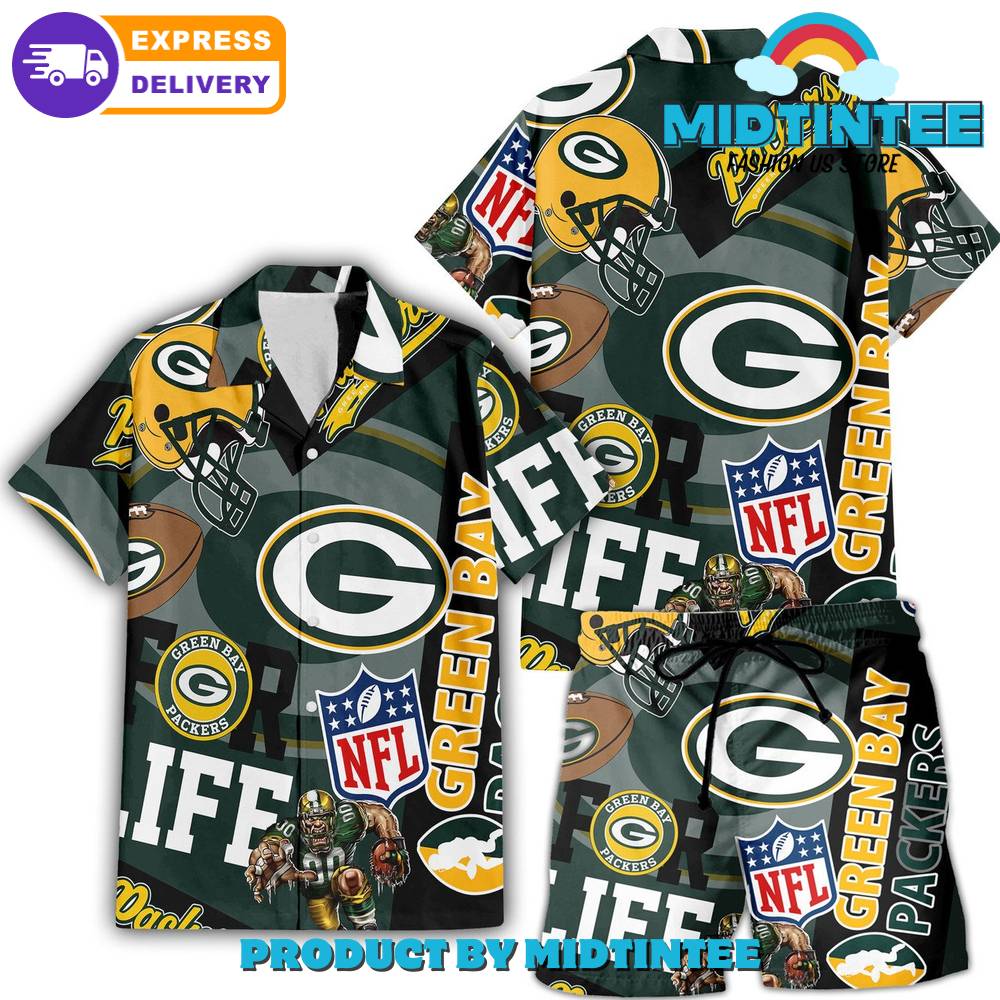 Nfl Green Bay Packers Combo Hawaiian Shirt And Short 30Uf093114 – Utopia Fashion