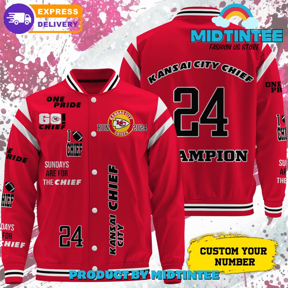 Nfl Kansas City Chiefs Champion Baseball Jacket 30Uf092405 – Utopia Fashion