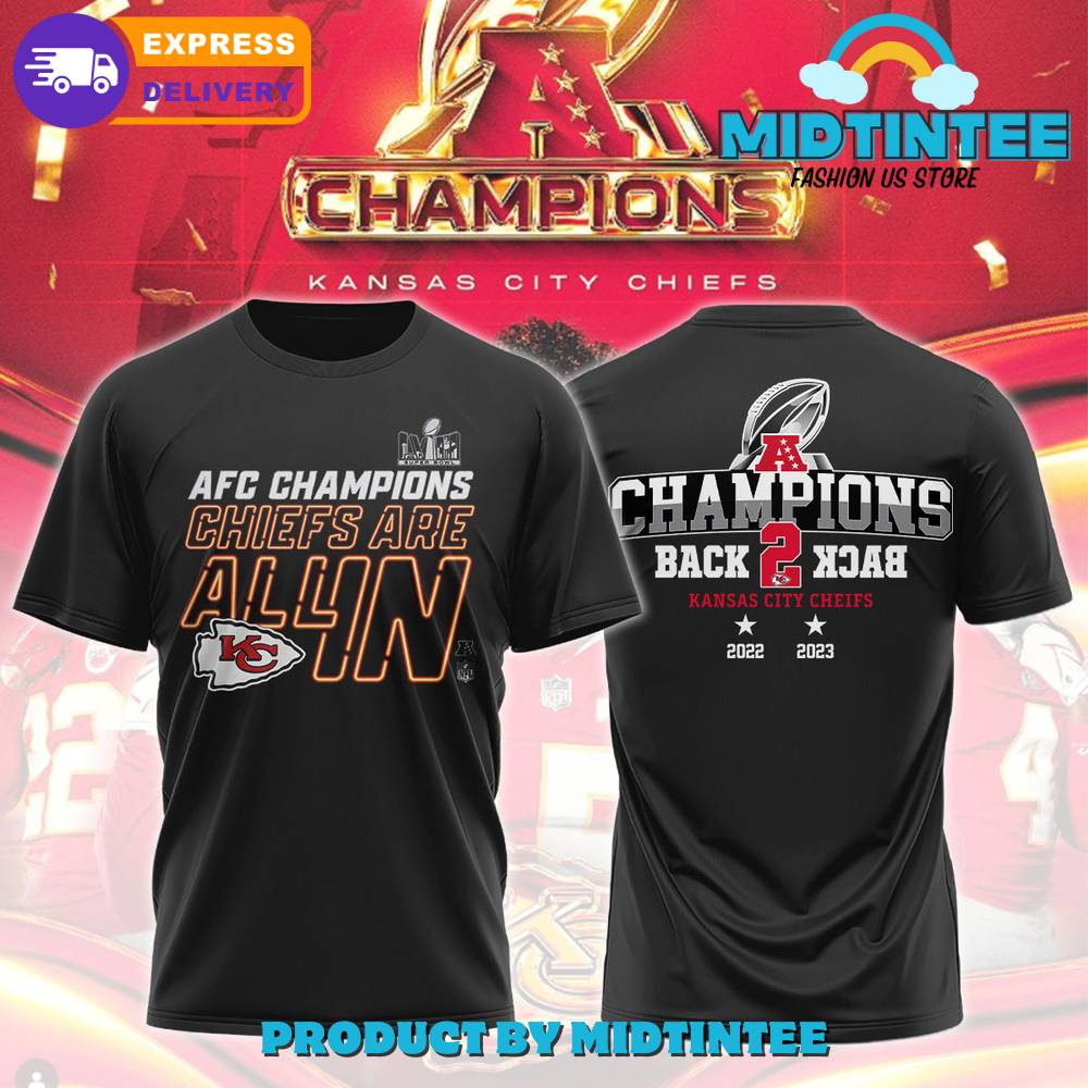 Nfl Kansas City Chiefs Champions Back To Back T-Shirt 30Uf095116 – Utopia Fashion