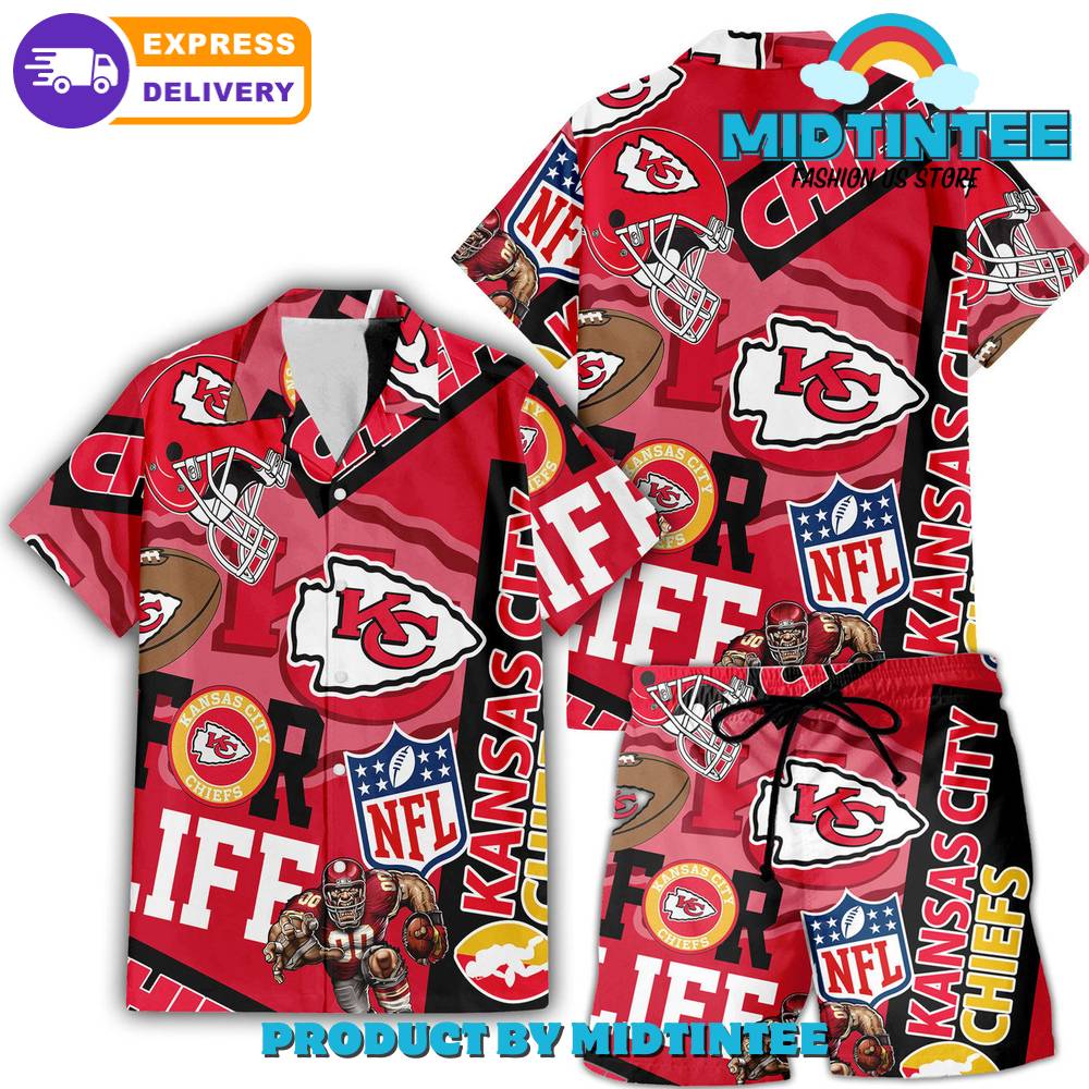 Nfl Kansas City Chiefs Combo Hawaiian Shirt And Short 30Uf093122 – Utopia Fashion