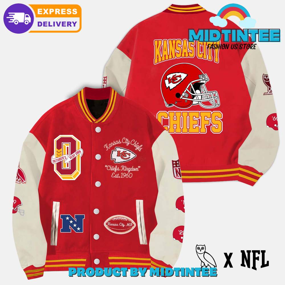 Nfl Kansas City Chiefs Kingdom Baseball Jacket 30Uf092408 – Utopia Fashion