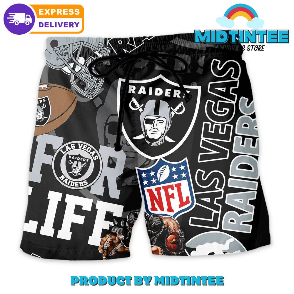 Nfl Las Vegas Raiders Combo Hawaiian Shirt And Shorts 30Uf093126 – Utopia Fashion