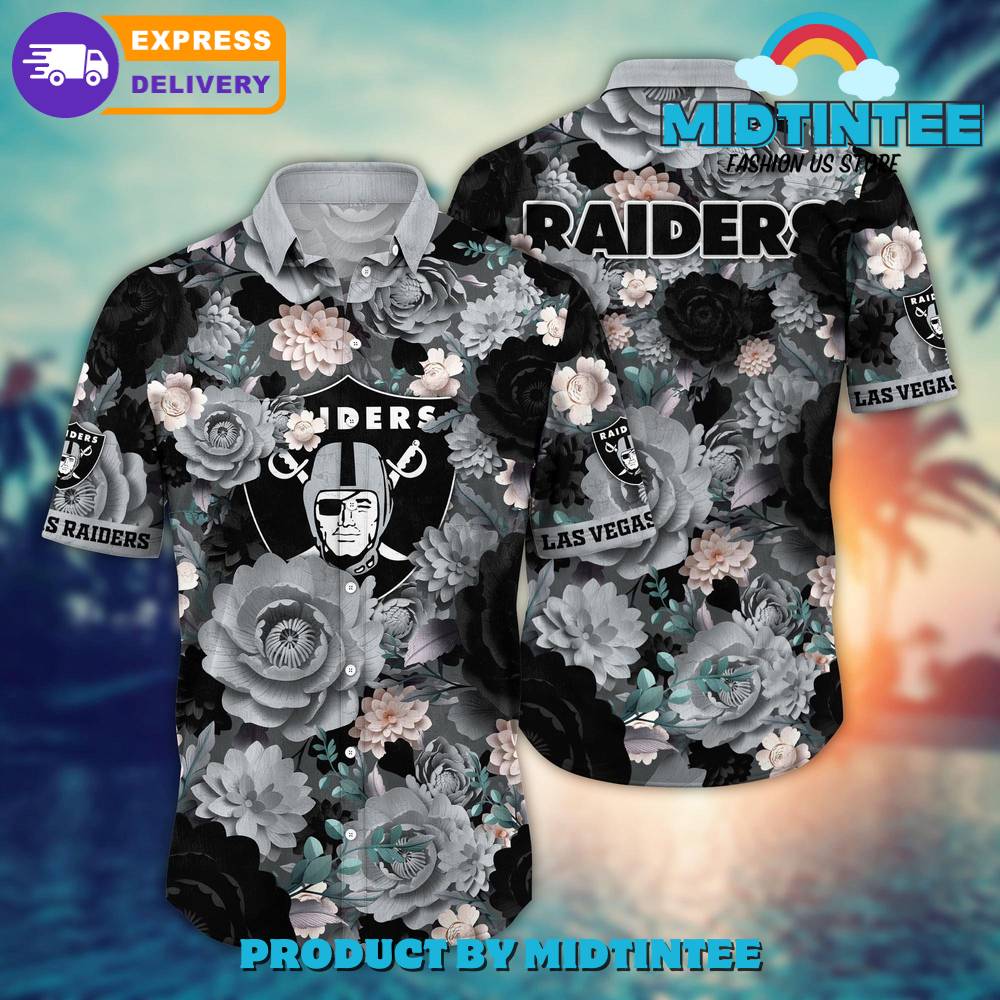 Nfl Las Vegas Raiders Flower Summer Hawaiian Shirt 30Uf093127 – Utopia Fashion