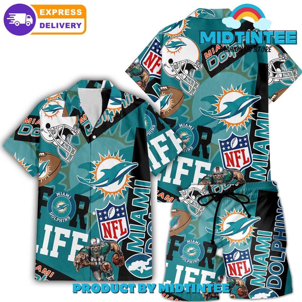 Nfl Miami Dolphins Combo Hawaiian Shirt And Short 30Uf093132 – Utopia Fashion