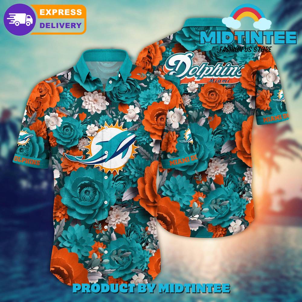 Nfl Miami Dolphins Flower Summer Hawaiian Shirt 30Uf093133 – Utopia Fashion