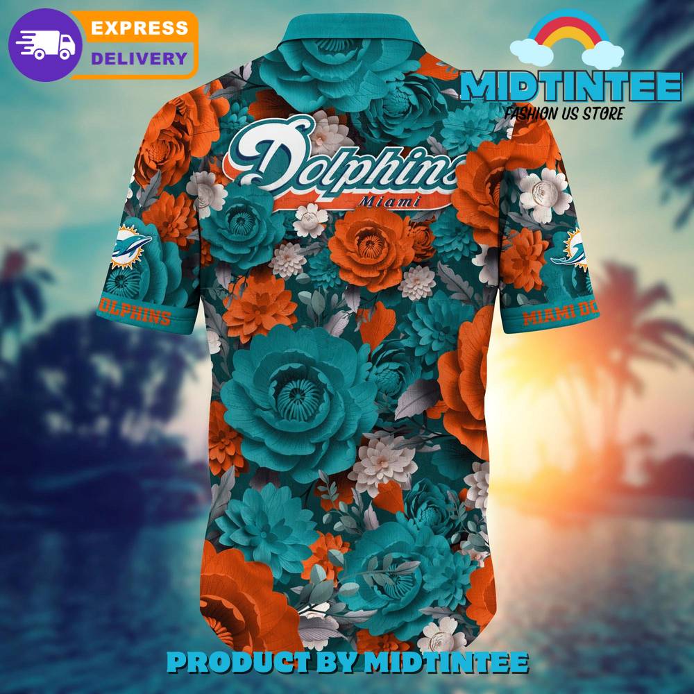 Nfl Miami Dolphins Flower Summer Hawaiian Shirt 30Uf093133 – Utopia Fashion