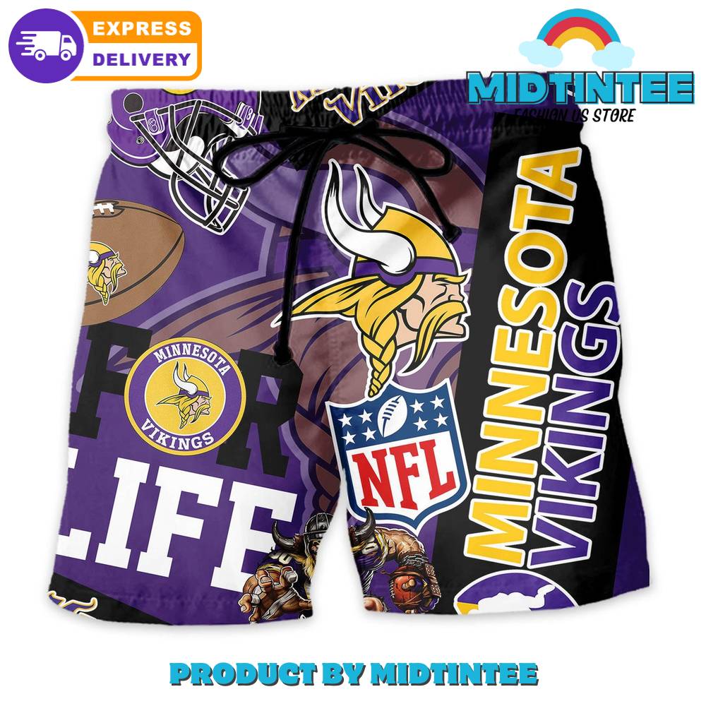 Nfl Minnesota Vikings Combo Hawaiian Shirt And Short 30Uf093134 – Utopia Fashion