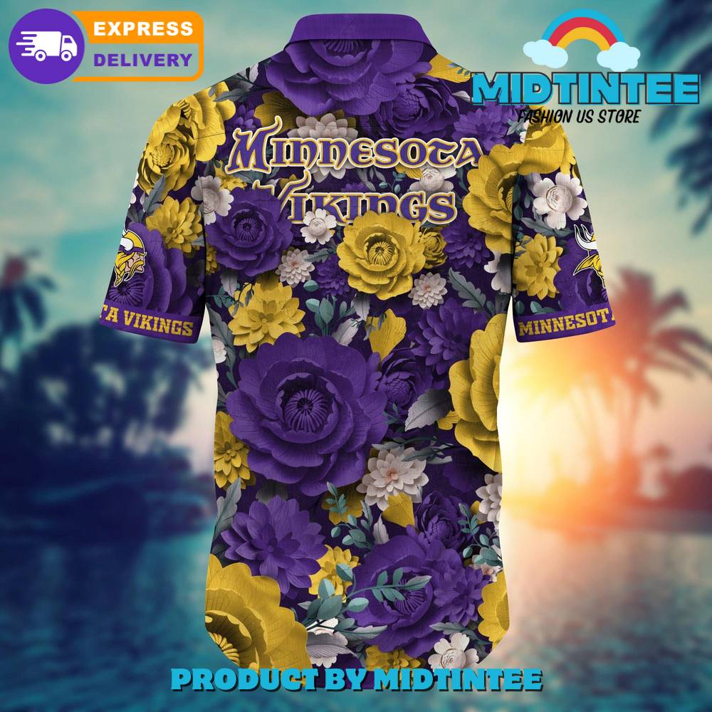 Nfl Minnesota Vikings Flower Summer Hawaiian Shirt 30Uf093135 – Utopia Fashion