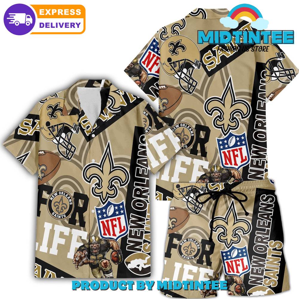 Nfl New Orleans Saints Combo Hawaiian Shirt And Short 30Uf093138 – Utopia Fashion