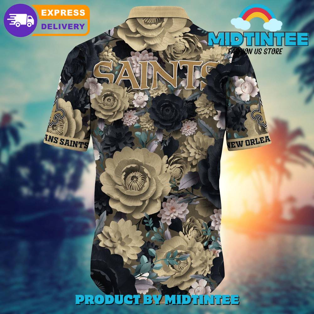 Nfl New Orleans Saints Flower Summer Hawaiian Shirt 30Uf093139 – Utopia Fashion