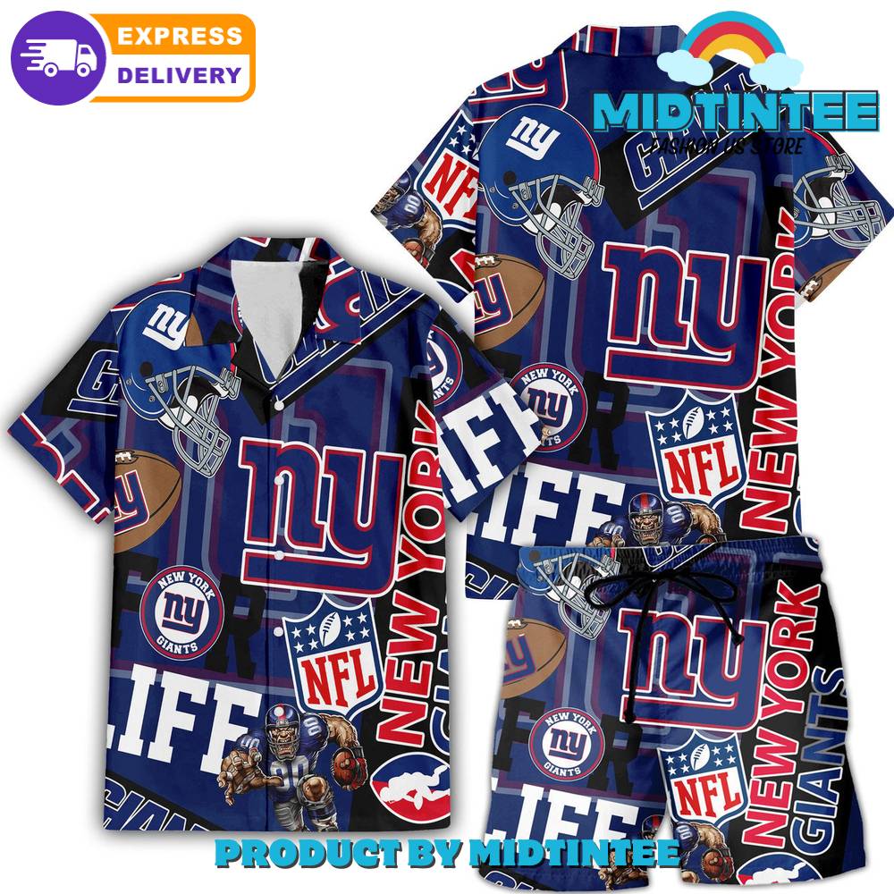 Nfl New York Giants Combo Hawaiian Shirt And Short 30Uf093140 – Utopia Fashion