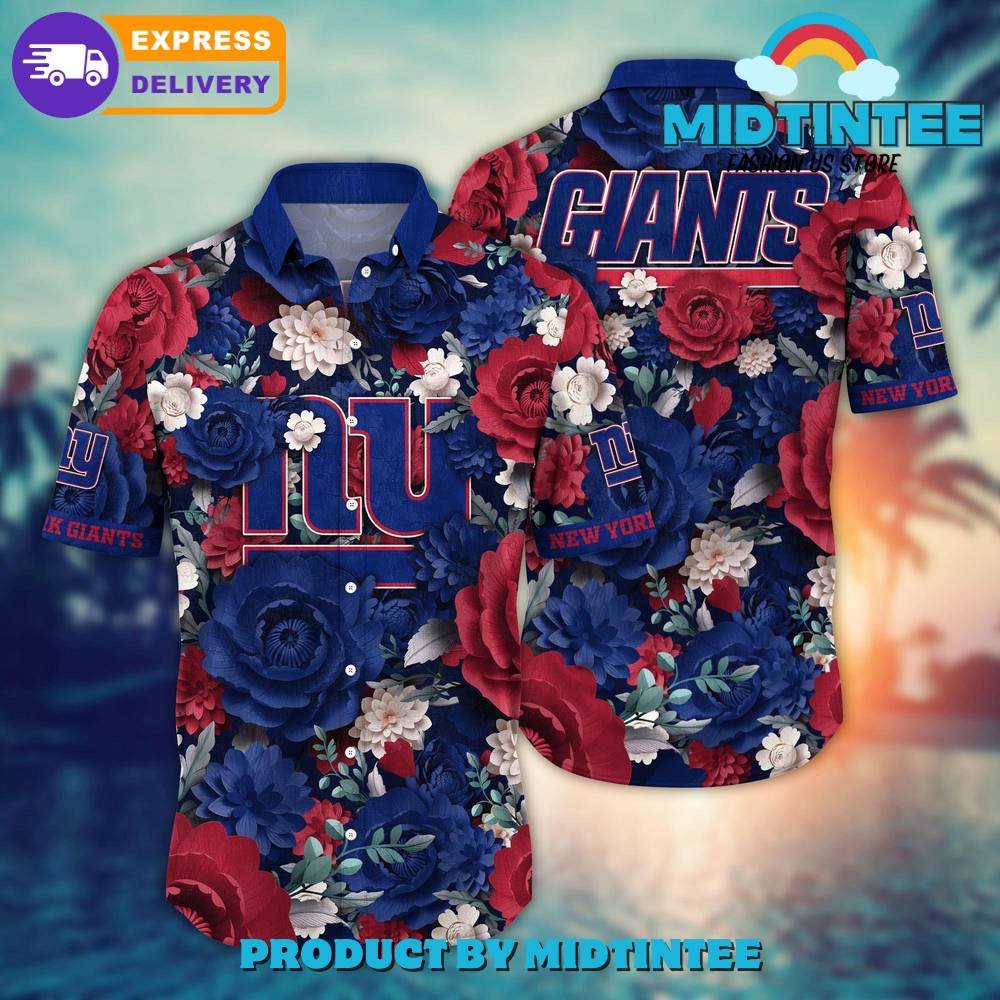 Nfl New York Giants Flower Summer Hawaiian Shirt 30Uf093141 – Utopia Fashion