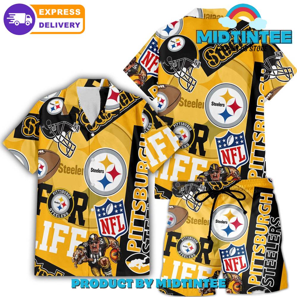 Nfl Pittsburgh Steelers Combo Hawaiian Shirt And Short 30Uf093147 – Utopia Fashion