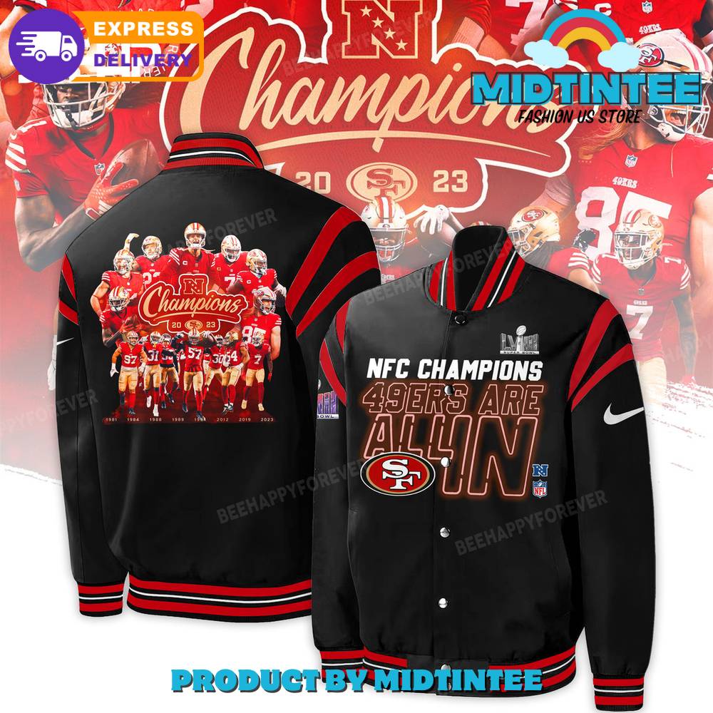 Nfl San Francisco 49Ers Nfc Champions Baseball Jacket 30Uf092410 – Utopia Fashion