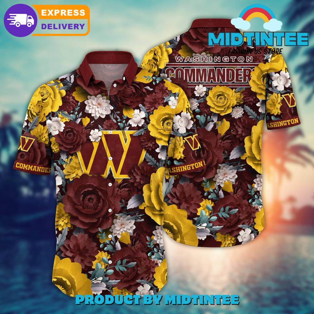 Nfl Washington Commanders Flower Summer Hawaiian Shirt 30Uf093158 – Utopia Fashion