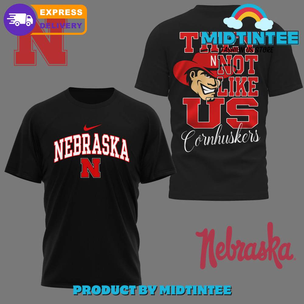 Nebraska Cornhuskers They Not Like Us Black Shirt 30Uf095091 – Utopia Fashion