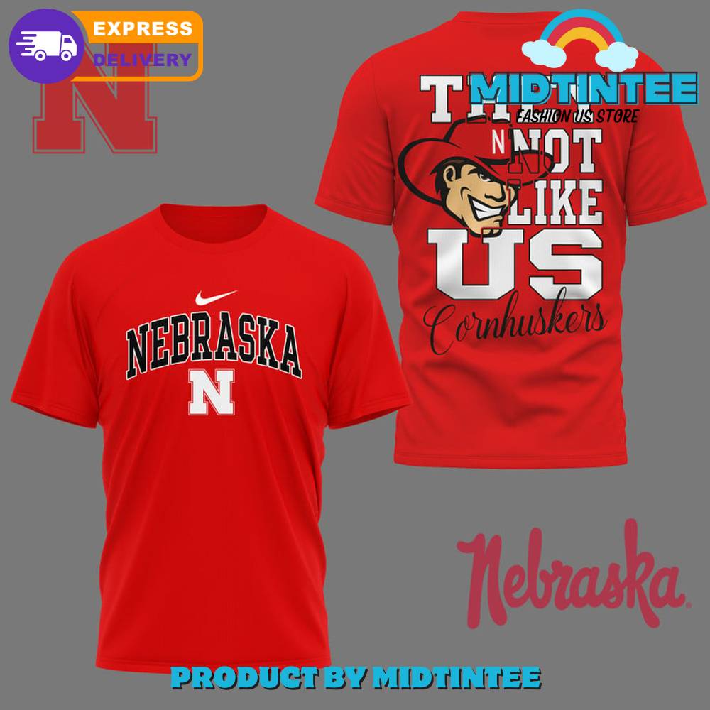 Nebraska Cornhuskers They Not Like Us Red Shirt 30Uf095092 – Utopia Fashion