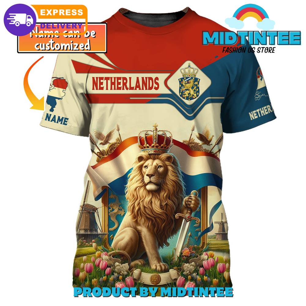 Netherlands Euro Football Unisex Customized Shirt 30Uf095095 – Utopia Fashion