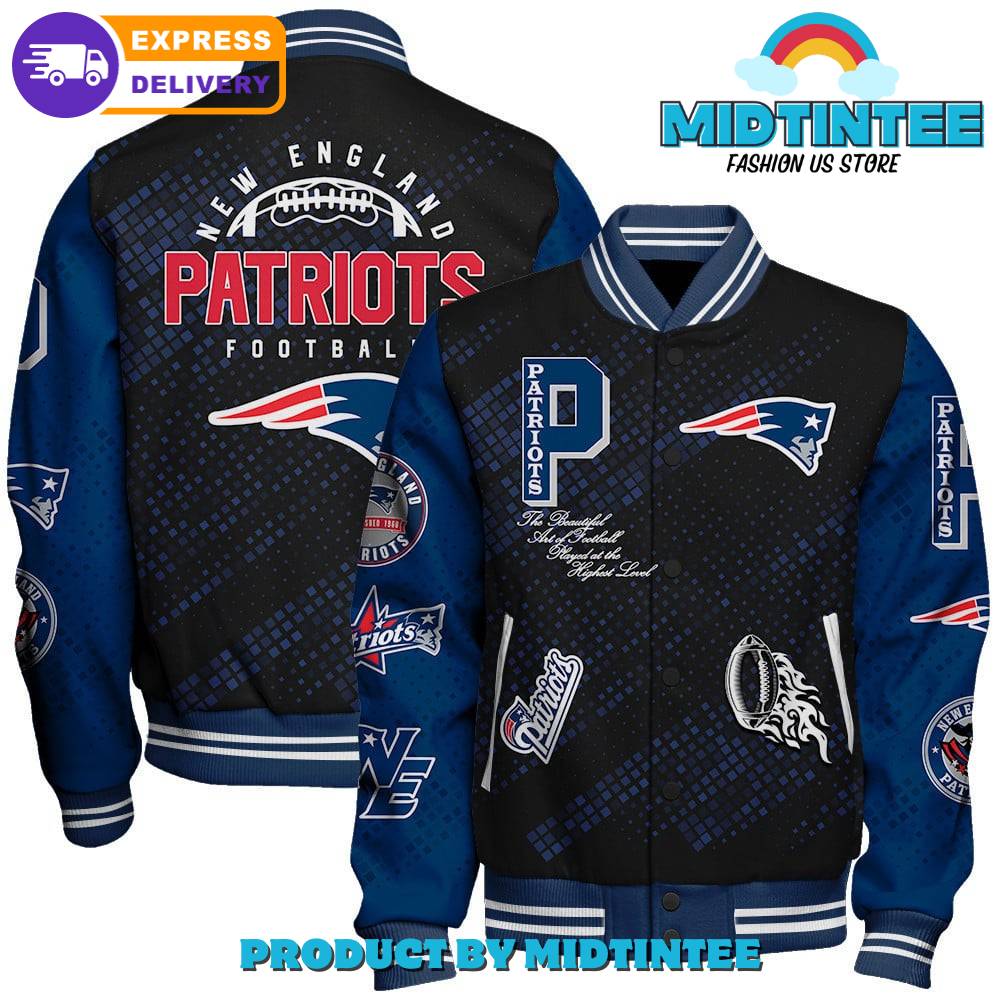 New England Patriots Nfl Pattern Baseball Jacket 30Uf092370 – Utopia Fashion