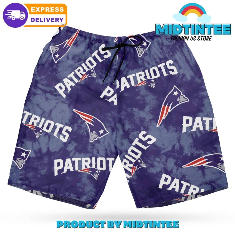 New England Patriots Ink Splash Hawaiian Shirt And Short 30Uf093066 – Utopia Fashion