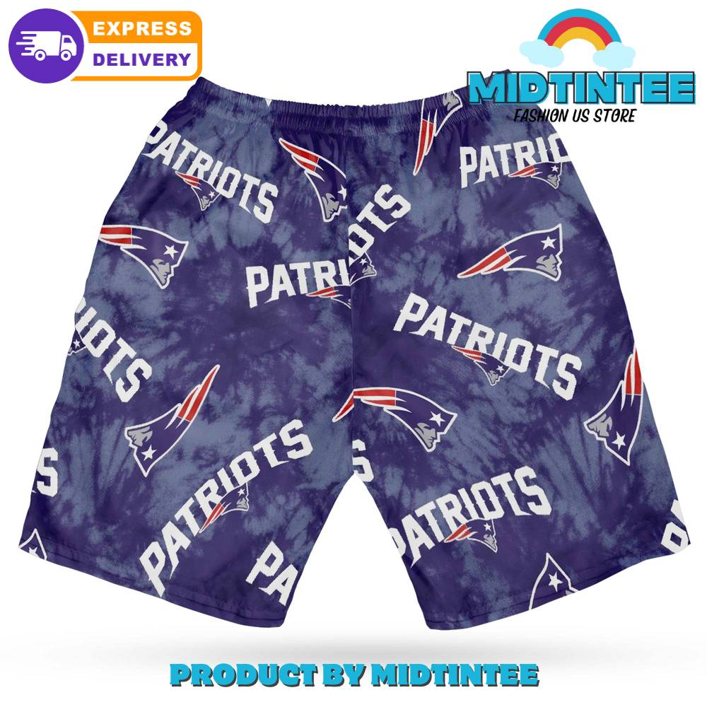 New England Patriots Ink Splash Hawaiian Shirt And Short 30Uf093066 – Utopia Fashion