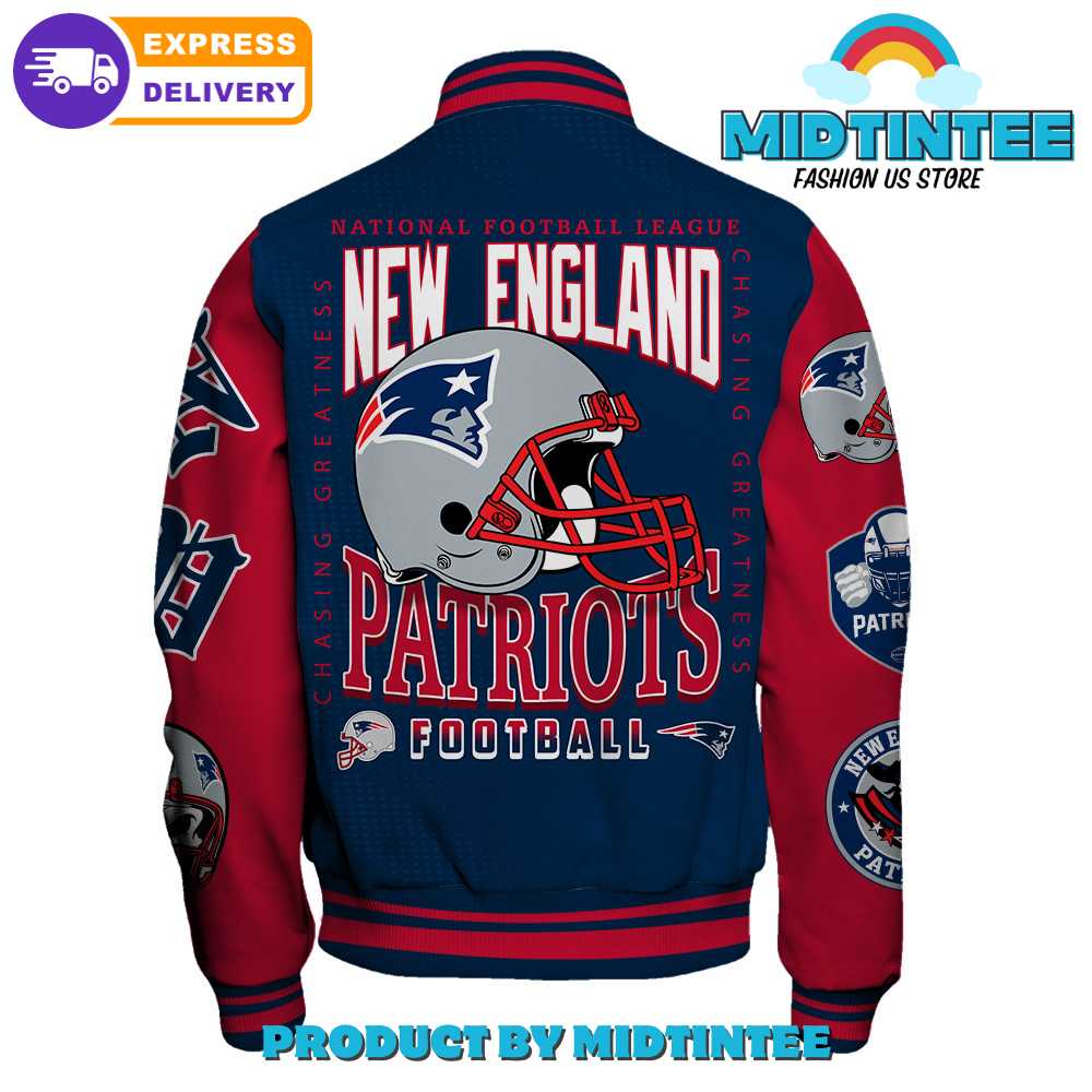 New England Patriots Nfl American Football Conference Varsity Jacket 30Uf092372 – Utopia Fashion