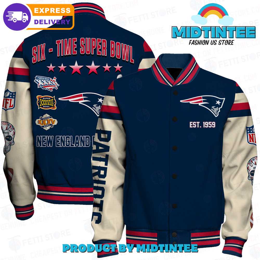 New England Patriots National Football League Champions Varsity Jacket 30Uf092371 – Utopia Fashion