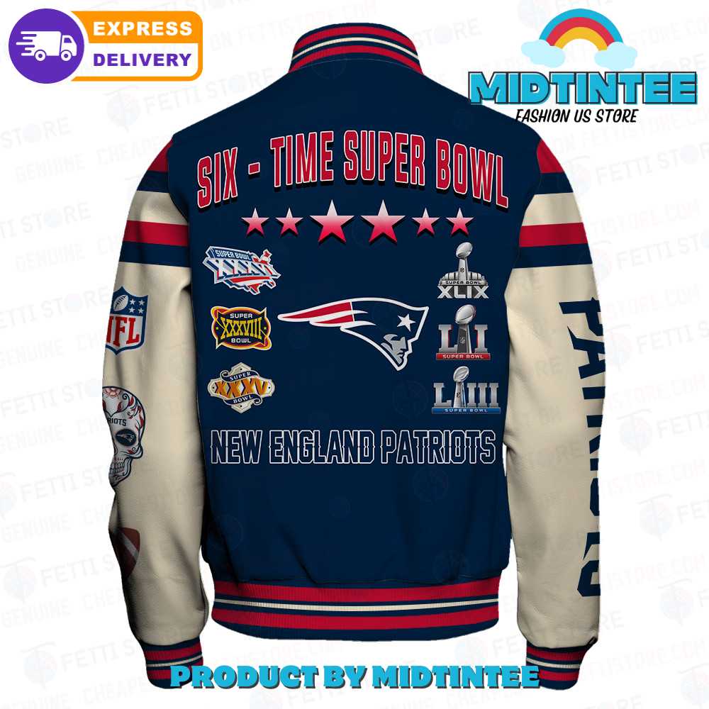 New England Patriots National Football League Champions Varsity Jacket 30Uf092371 – Utopia Fashion