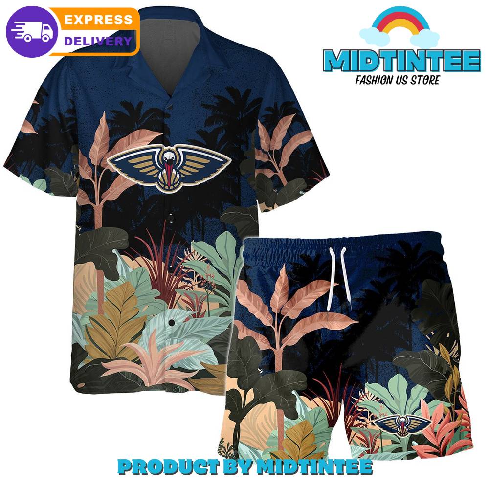 New Orleans Pelicans Team Pattern Tropical Combo Hawaiian Set 30Uf093074 – Utopia Fashion