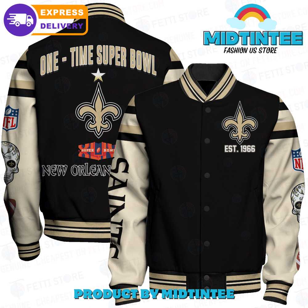 New Orleans Saints National Football League Champions Varsity Jacket 30Uf092380 – Utopia Fashion