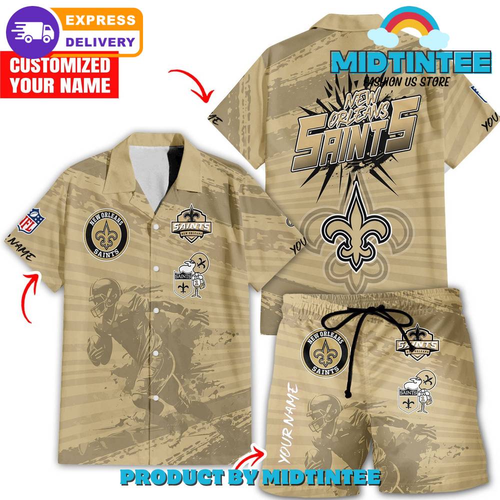 New Orleans Saints Personalized Combo Hawaiian Shirt And Short 30Uf093076 – Utopia Fashion