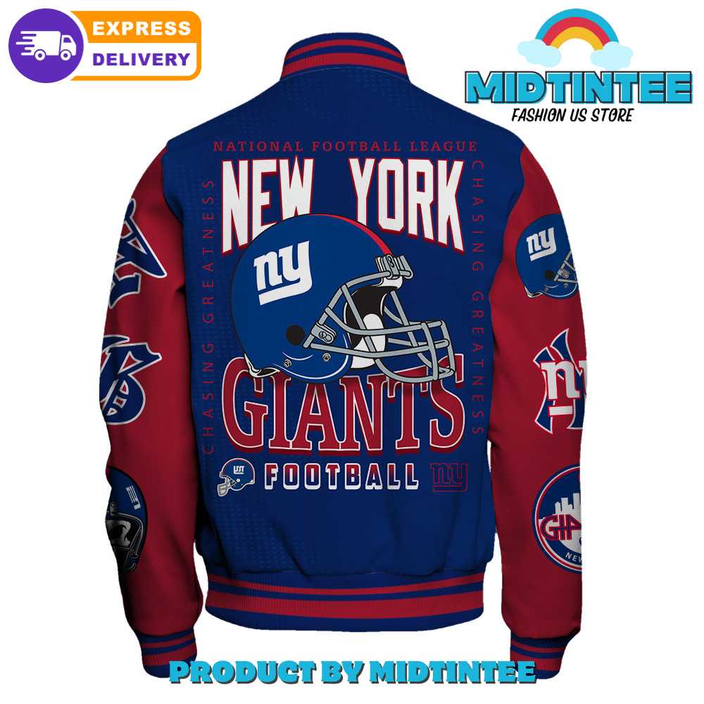 New York Giants Nfl National Football Conference Varsity Jacket 30Uf092385 – Utopia Fashion