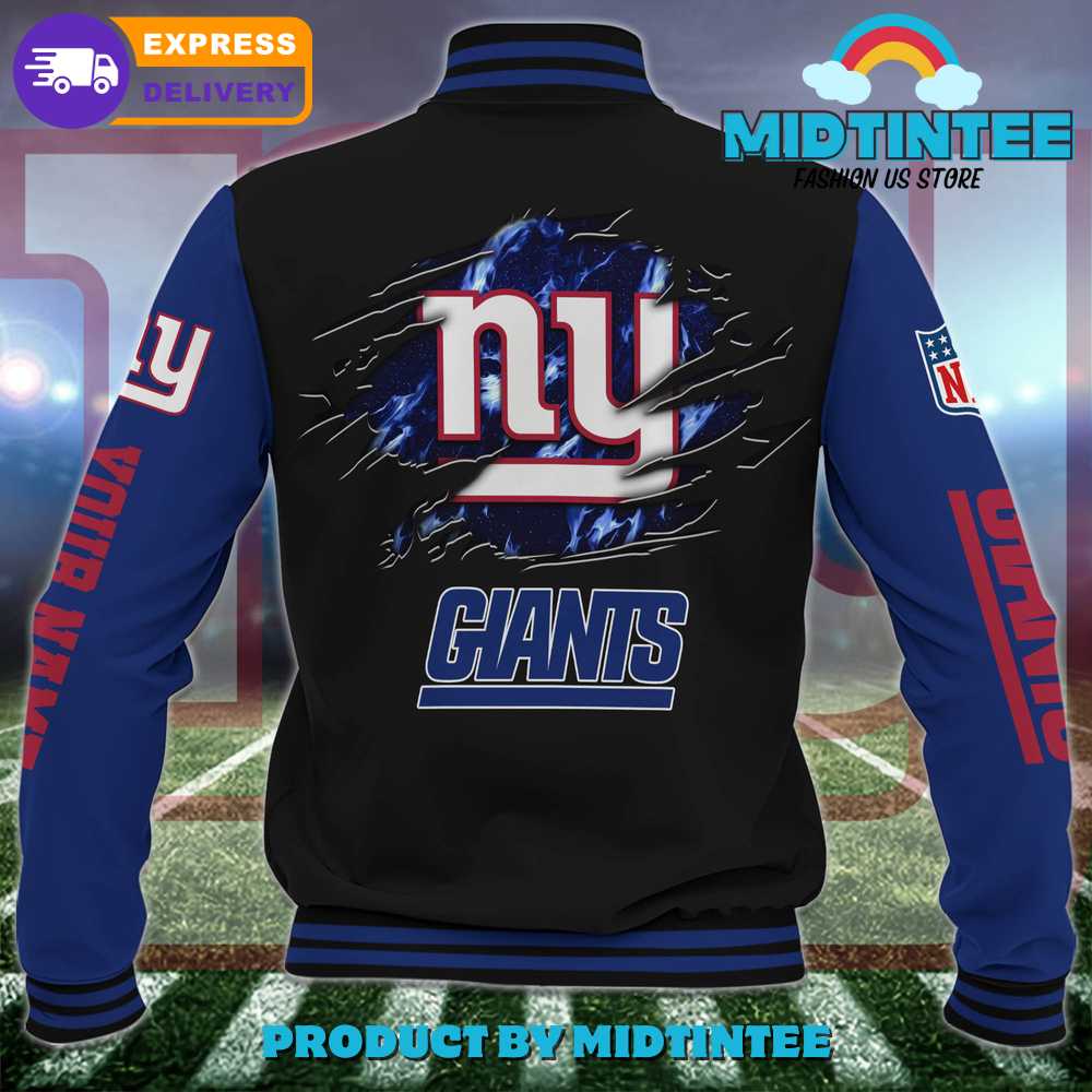 New York Giants Nfl Custom Name Baseball Jacket 30Uf092386 – Utopia Fashion