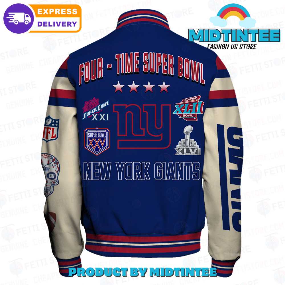 New York Giants National Football League Champions Varsity Jacket 30Uf092384 – Utopia Fashion