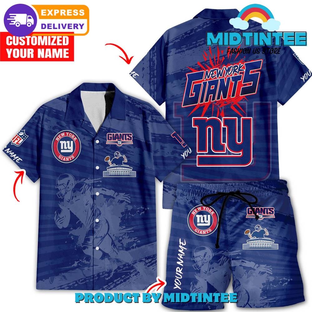 New York Giants Personalized Combo Hawaiian Shirt And Short 30Uf093078 – Utopia Fashion