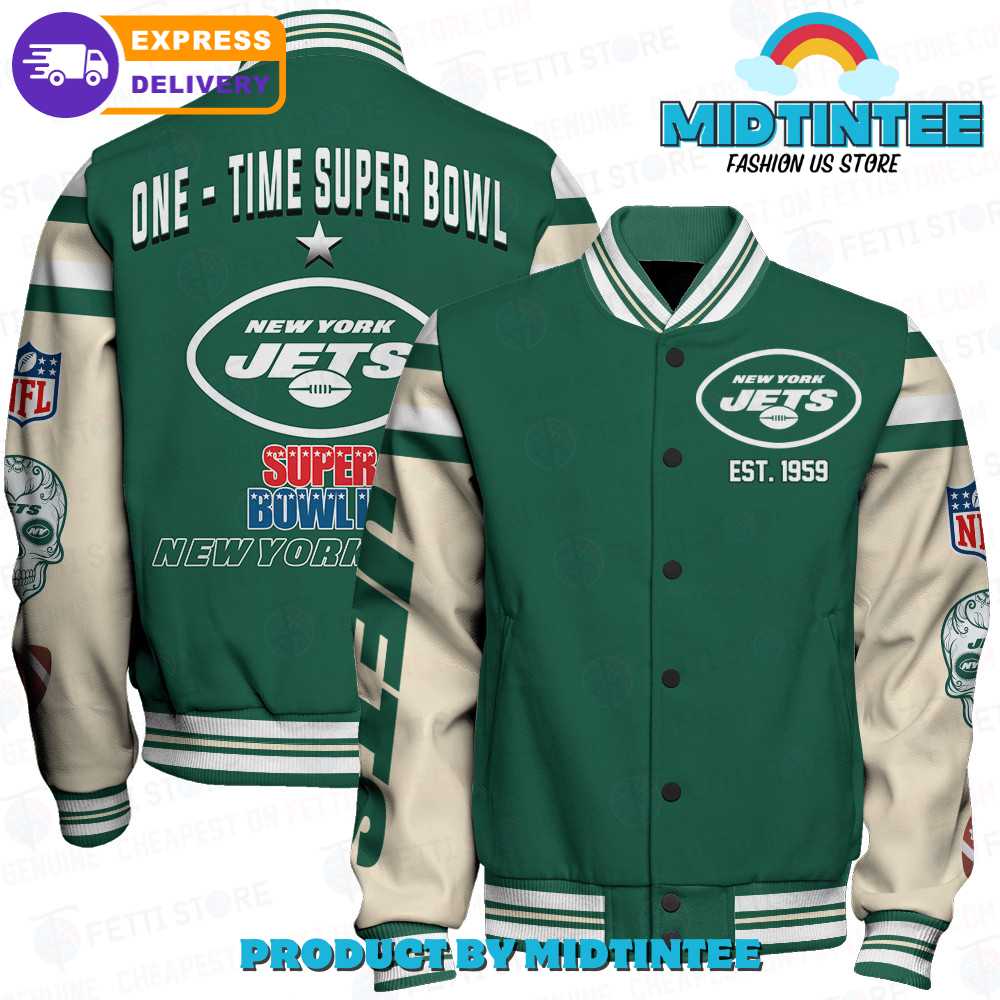 New York Jets National Football League Champions Varsity Jacket 30Uf092388 – Utopia Fashion